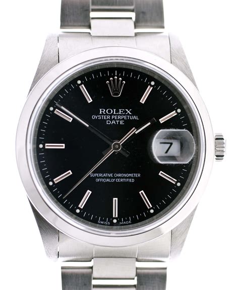 rolex oyster perpetual date ref. 15200|Rolex Oyster Perpetual date vintage.